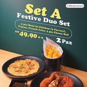 BBQ Chicken Festive Sets: Duo, Family & Party Boxes