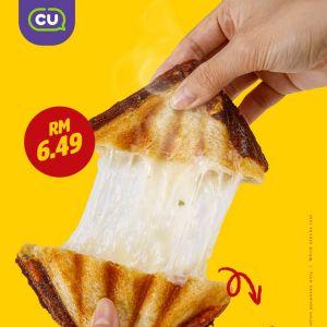 CU Garlic Butter Duo Cheese Toastie: Cheesy Teatime Snack in Malaysia