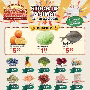 NSK Grocer Quill City Mall Promotion: Stock Up & Jimat Deals | 16–18 Dec 2025