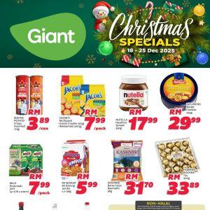 Giant Christmas Specials Promotion: Grocery & Household Deals | 18–25 Dec 2025