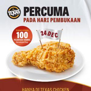 Texas Chicken Caltex Taman Mutiara Mas Grand Opening Promotion | 24 Dec 2025