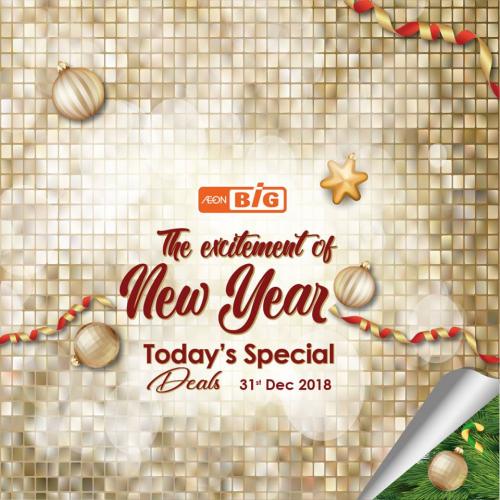 AEON BiG New Year Today Special Promotion (31 December 2018)