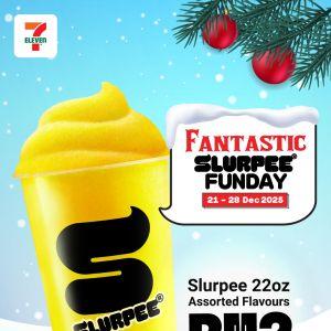 7 Eleven Fantastic Slurpee Funday: 22oz Slurpee RM2 | 21–28 Dec 2025