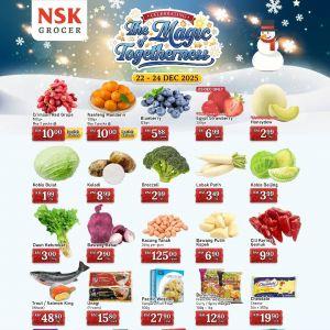 NSK Grocer Christmas Promotion: Fresh Produce, Meat & Festive Deals | 22–24 Dec 2025