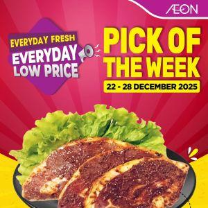 AEON Promotion: Pick of the Week Deals | 22-28 Dec 2025