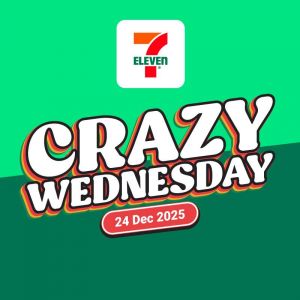 7-Eleven Crazy Wednesday Promotion: Coffee & Snack Deals | 24 Dec 2025