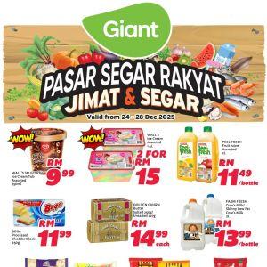 Giant Weekend Promotion: Fresh Market Deals | 24–28 Dec 2025