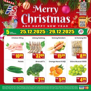 Family Store Melaka Christmas Promotion: Grocery & Household Deals | 25 Dec 2025 – 4 Jan 2026