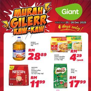 Giant Promotion: Murah Gilerr Kaw-Kaw Deals | 25-28 Dec 2025