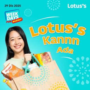 Lotus’s Kann Ada Promotion: Fresh Food & Groceries | 29 Dec 2025 - 7 Jan 2026