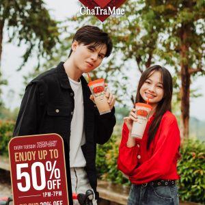 ChaTraMue Teasday Promotion: Up to 50% OFF 2nd & 3rd Cup | 30 Dec 2025