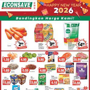 Econsave Happy New Year Promotion: Super Deals on Groceries & Essentials | 31 Dec 2025 - 4 Jan 2026