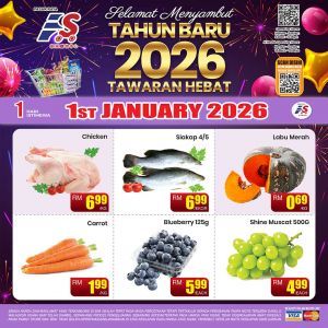 Family Store Melaka New Year Promotion: 1 Day Special Deals | 1 Jan 2026