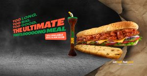 Subway Ultimate Footlong Meal Extended: Footlong Sub, Cookie & Drink | Until 13 Jan 2026