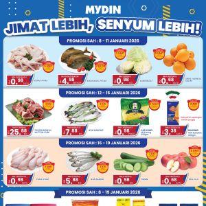 MYDIN Promotion: Jimat Lebih, Senyum Lebih Deals | 8-19 January 2026