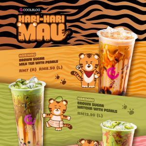 Coolblog Hari-Harimau Series: Brown Sugar Milk Tea & Pink Matcha | From 9 Jan 2026
