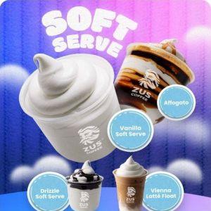 ZUS Coffee: New Soft Serve Series Menu from RM3.90 | Selected Outlets 2026