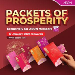 AEON CNY Promotion: Free Packets of Prosperity (Ang Pao) | From 17 Jan 2026