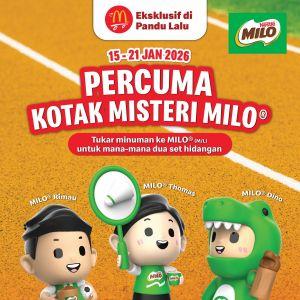 McDonald’s Free MILO Blind Box: Drive-Thru Promotion | 15 - 21 January 2026