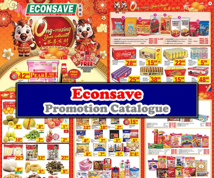 Econsave CNY Promotion Catalogue: Ong-mazing Deals | 16 - 27 January 2026
