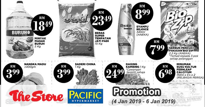 The Store and Pacific Hypermarket Weekend Promotion (4 January 2019 - 6 January 2019)