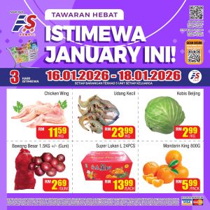 Family Store Melaka Promotion: 3 Days Special Weekend Deals | 16-18 January 2026