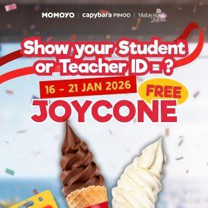 MOMOYO Promotion: Free Joycone for Students & Teachers | 16-21 January 2026