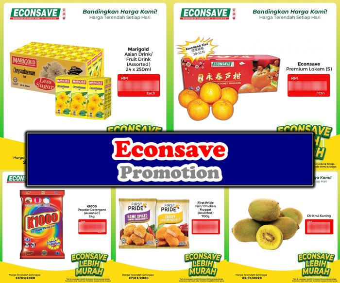 Econsave Promotion: Lebih Murah Deals & Fresh Market Specials | 16-27 January 2026