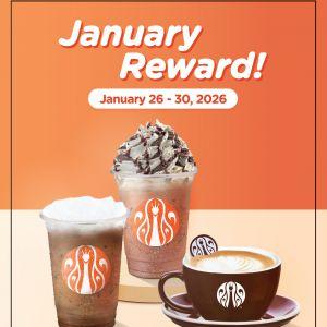 J.CO Donuts Promotion: Buy 2 Free 1 Beverage | 26-30 January 2026