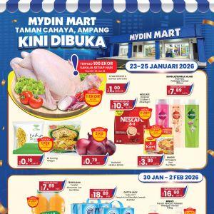MYDIN Mart Taman Cahaya Ampang Grand Opening: RM1 Chicken Deal | 23 Jan - 2 Feb 2026
