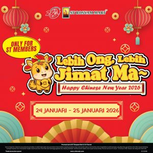 ST Rosyam Mart CNY Weekend Promotion: 100 Plus, Coke & Rice Deals | 24-25 January 2026