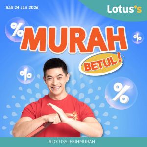 Lotus's Promotion: Murah Betul Deals on Groceries & CNY Essentials | 24 Jan - 4 Feb 2026