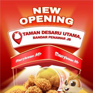 Marrybrown Taman Desaru Utama Opening: RM6 Meal & Free Cooler Bag | 29 January 2026