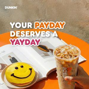 Dunkin' Payday Promotion: Free Donut & Buy 2 Free 1 Iced Coffee | 27-31 January 2026