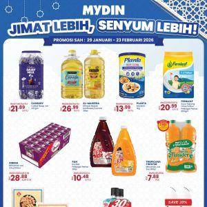 MYDIN Promotion: Jimat Lebih, Senyum Lebih Deals | 29 Jan - 23 Feb 2026