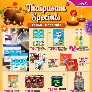 AEON Thaipusam Promotion: Fresh Coconut, Milk & Ghee Deals | 29 Jan - 2 Feb 2026