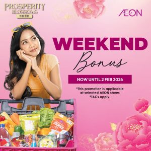 AEON Weekend Promotion: Milo, Cooking Oil & CNY Cookies | 30 Jan - 2 Feb 2026