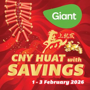 Giant CNY Promotion: Drinks & Cookies | 1-3 February 2026