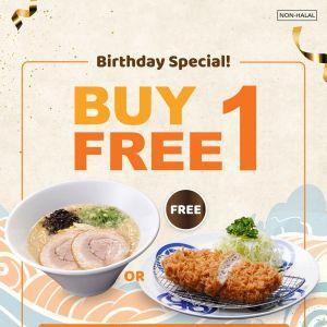 IPPUDO Birthday Promotion: Buy 1 Free 1 Ramen or Katsu Special