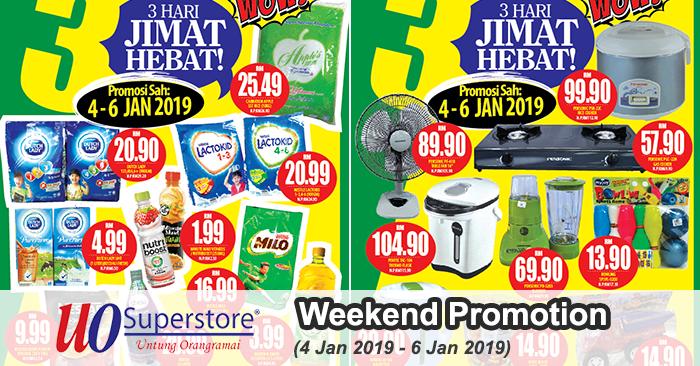 UO SuperStore Pasir Gudang Weekend Promotion (4 January 2019 - 6 January 2019)