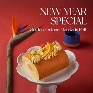 Ticco CNY Special: Golden Fortune Mandarin Roll | New Year Limited Edition