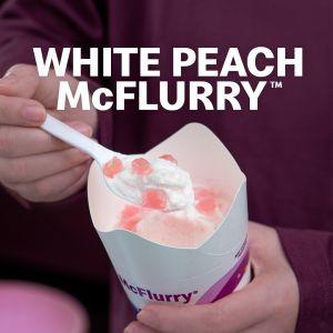 McDonald's White Peach McFlurry: New Dessert Menu | RM7.50 Deal