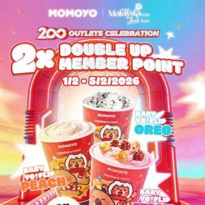 MOMOYO 200 Outlets Celebration: Baby Yo! Flip RM5.50 + 2X Points | 1-5 Feb 2026