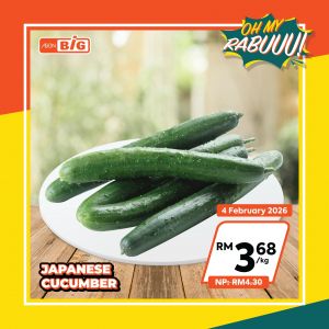 AEON BiG Wednesday Promotion: Fresh Fish & Veggies Deals | 4 February 2026